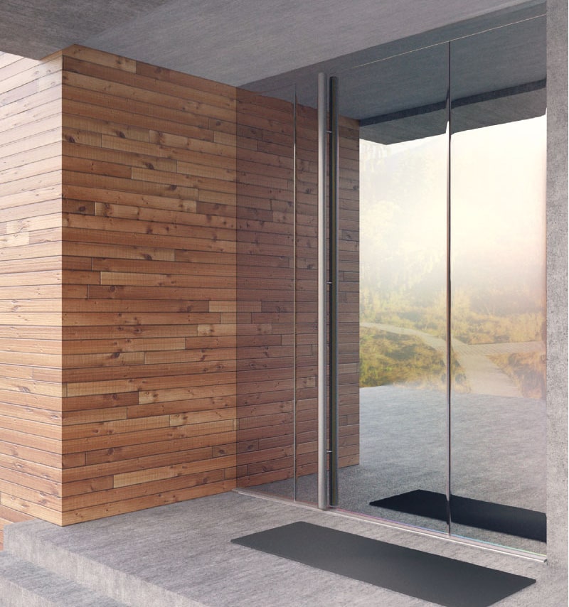 Drzwi całoszklane Parmax