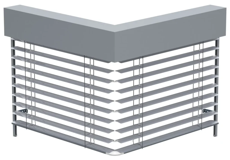 Żaluzja narożnikowa CORNER z lamelą Cetta 80 Flexi