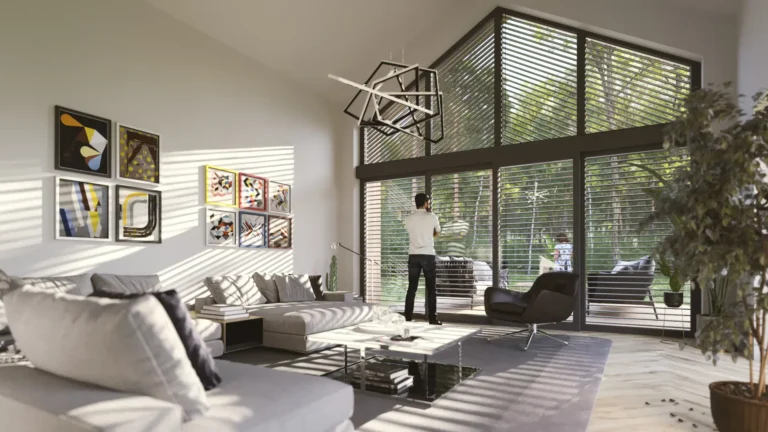 Żaluzje zewnętrzne asymetryczne trójkątne i trapezowe