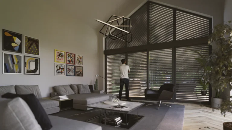 Żaluzje zewnętrzne asymetryczne trójkątne i trapezowe