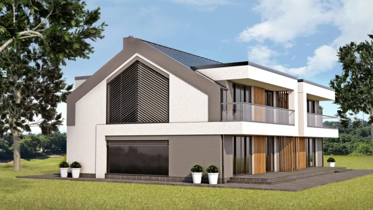 Żaluzje zewnętrzne asymetryczne trójkątne i trapezowe