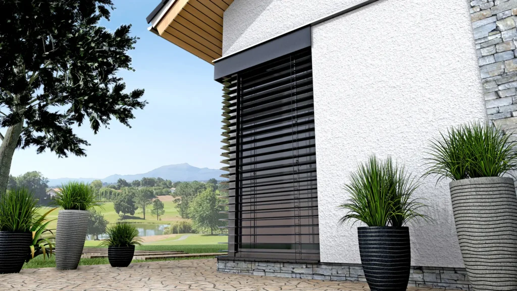 Żaluzje na okno narożne CORNER