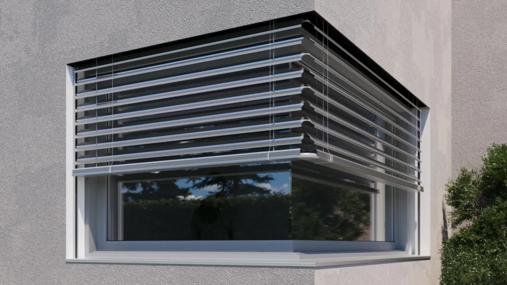 Żaluzje na okno narożne CORNER